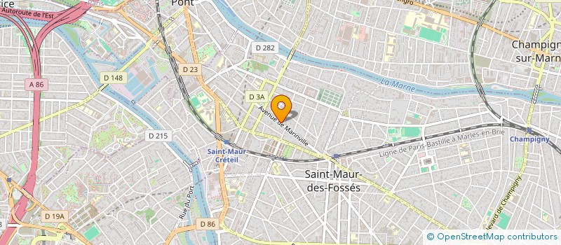 localisation de l'entreprise MADAME DANIELLE PRATS à SAINT-MAUR-DES-FOSSES