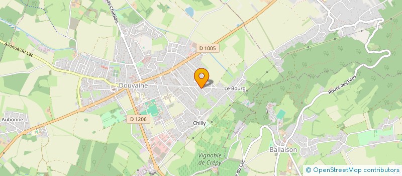 localisation de l'entreprise MADAME DANIELLE PROBST  DOUVAINE