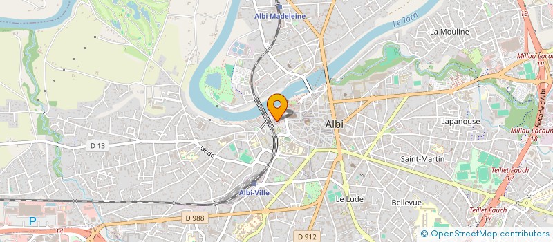 localisation de l'entreprise MADAME DANIELLE PUTEAUX à ALBI