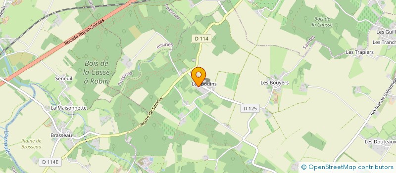 localisation de l'entreprise MADAME DANIELLE RAFIN  CHERMIGNAC