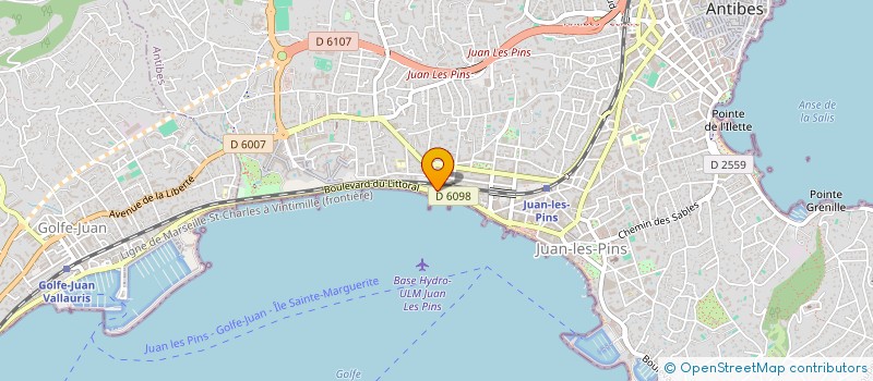 localisation de l'entreprise MADAME DANIELLE RASCAGNERES à ANTIBES