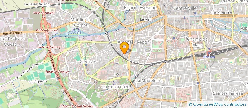 localisation de l'entreprise MADAME DANIELLE RAZAFINJATO  RENNES