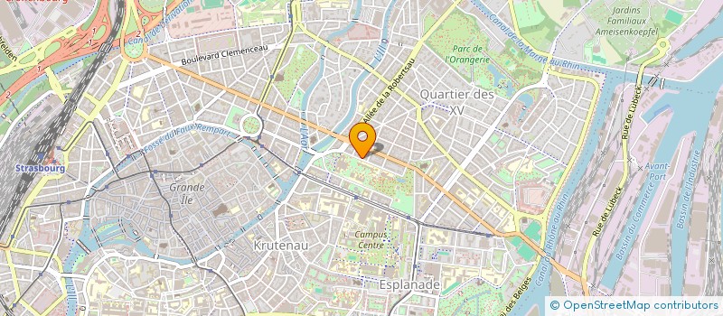 localisation de l'entreprise MADAME DANIELLE REICHART à STRASBOURG