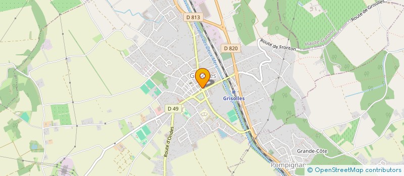 localisation de l'entreprise MADAME DANIELLE REY  GRISOLLES