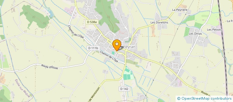 localisation de l'entreprise MADAME DANIELLE REY  MONTMEYRAN