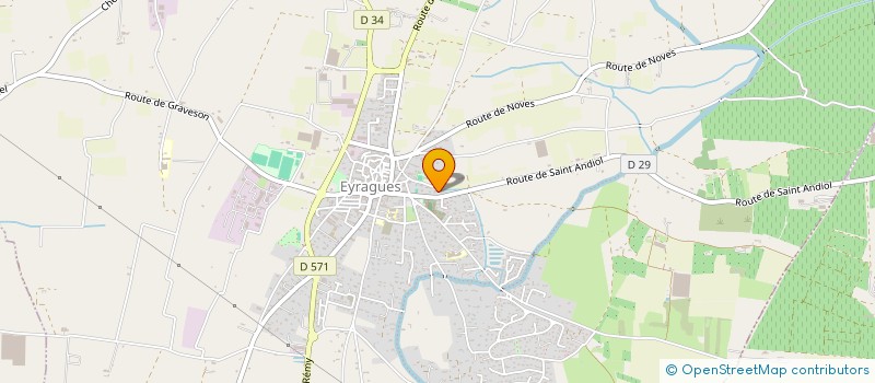 localisation de l'entreprise MADAME DANIELLE REYNAUD  EYRAGUES