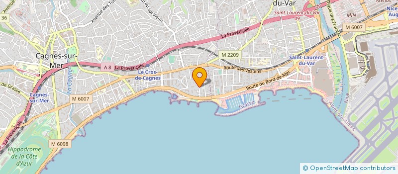 localisation de l'entreprise MADAME DANIELLE RICHARD à CAGNES-SUR-MER