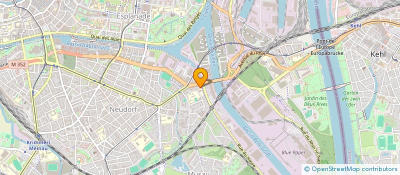 localisation de l'entreprise MADAME DANIELLE RICHARD  STRASBOURG