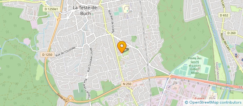 localisation de l'entreprise MADAME DANIELLE RIGAL à LA TESTE-DE-BUCH