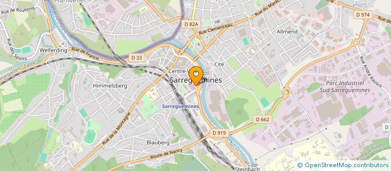 localisation de l'entreprise MADAME DANIELLE RIGOLLET à SARREGUEMINES