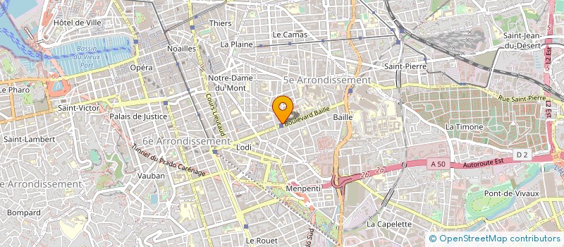 localisation de l'entreprise MADAME DANIELLE RIVIERE  MARSEILLE