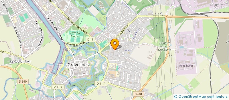localisation de l'entreprise MADAME DANIELLE ROCAR à GRAVELINES