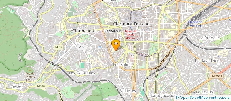localisation de l'entreprise MADAME DANIELLE ROCHARD à CLERMONT-FERRAND