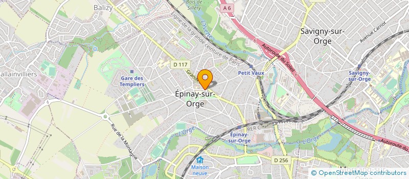 localisation de l'entreprise MADAME DANIELLE RODRIGUEZ CIARLINI  EPINAY-SUR-ORGE