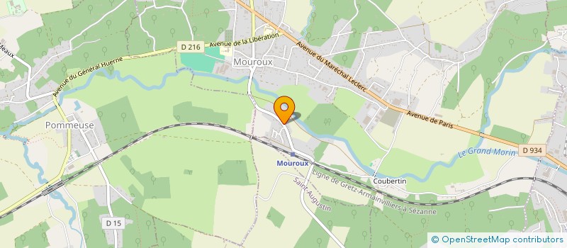 localisation de l'entreprise MADAME DANIELLE ROSIUS  MOUROUX