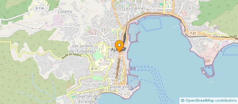localisation de l'entreprise MADAME DANIELLE ROSSI à AJACCIO