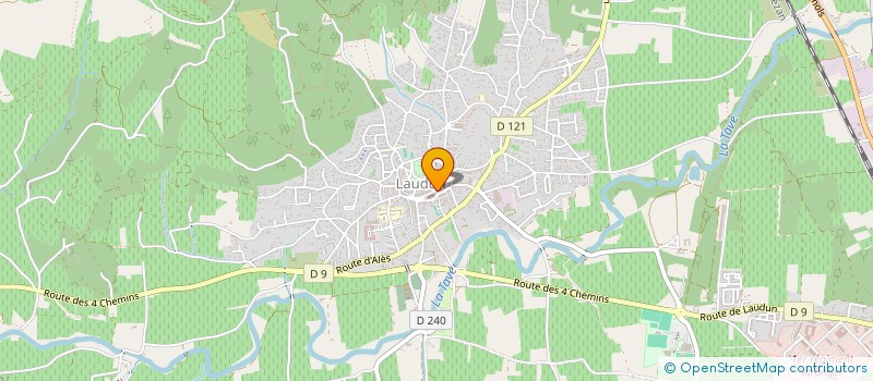 localisation de l'entreprise MADAME DANIELLE ROUGIER à LAUDUN-L'ARDOISE