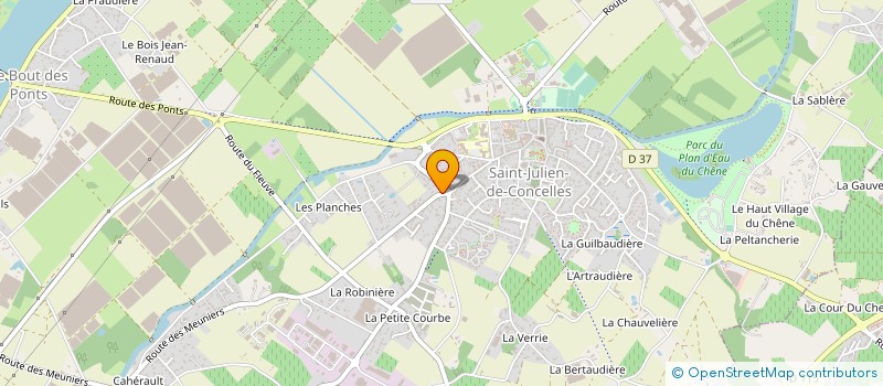 localisation de l'entreprise MADAME DANIELLE ROUSSEAU  SAINT-JULIEN-DE-CONCELLES