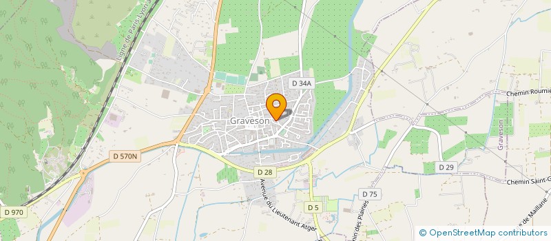 localisation de l'entreprise MADAME DANIELLE ROUSSELLE  GRAVESON