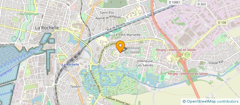 localisation de l'entreprise MADAME DANIELLE ROUSSET à LA ROCHELLE