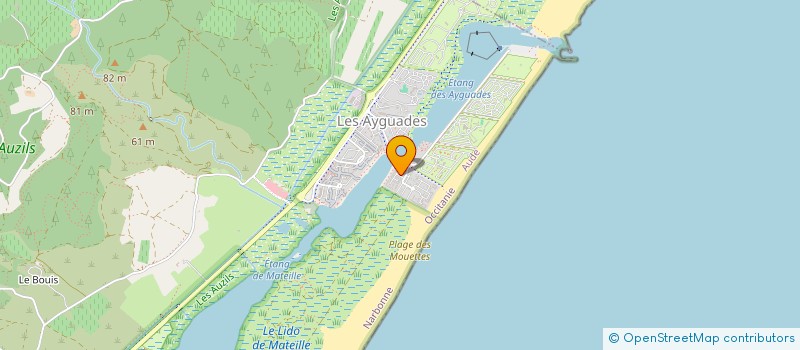 localisation de l'entreprise MADAME DANIELLE RUMEAU  GRUISSAN