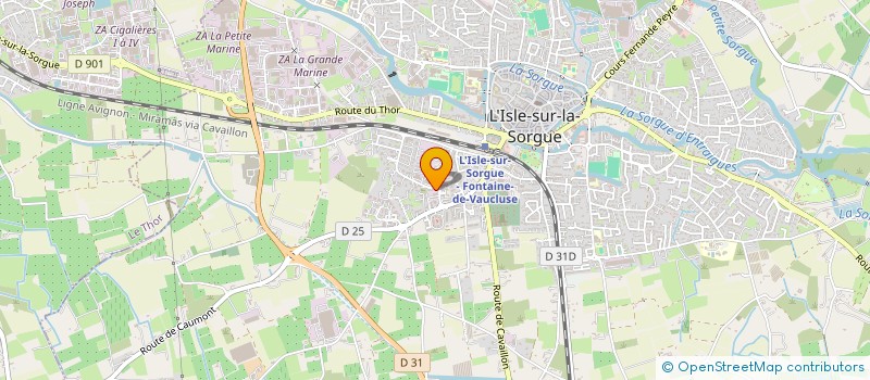localisation de l'entreprise MADAME DANIELLE RUMINSKI à L ISLE SUR LA SORGUE