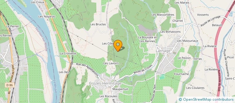 localisation de l'entreprise MADAME DANIELLE SAHY  CHANTEMERLE-LES-BLES