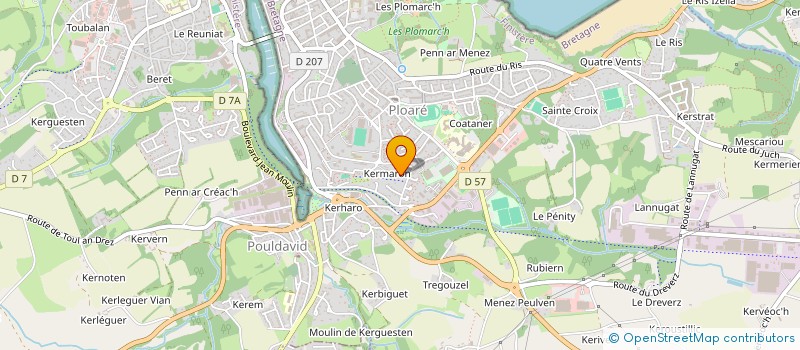 localisation de l'entreprise MADAME DANIELLE SALAUN à DOUARNENEZ