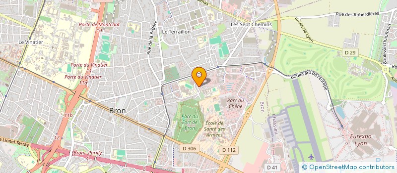 localisation de l'entreprise MADAME DANIELLE SANCHEZ  BRON