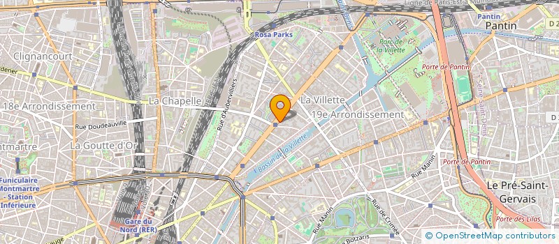 localisation de l'entreprise MADAME DANIELLE SANSOM  PARIS