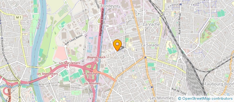 localisation de l'entreprise MADAME DANIELLE SAVARIAUX à TOULOUSE