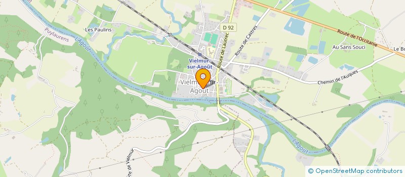 localisation de l'entreprise MADAME DANIELLE SCHIAVON  VIELMUR-SUR-AGOUT