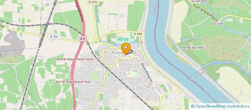 localisation de l'entreprise MADAME DANIELLE SCHIFANO  ROQUEMAURE