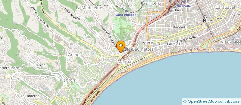 localisation de l'entreprise MADAME DANIELLE SECULA à NICE