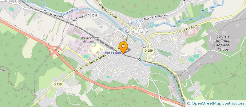 localisation de l'entreprise MADAME DANIELLE SIATTE  RAON-L'ETAPE