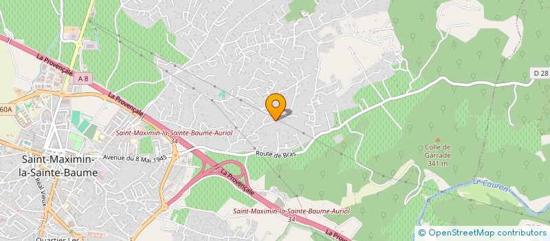 localisation de l'entreprise MADAME DANIELLE SIMON à SAINT-MAXIMIN-LA-SAINTE-BAUME