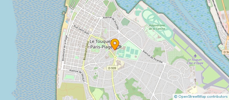 localisation de l'entreprise MADAME DANIELLE SOLER à LE TOUQUET-PARIS-PLAGE