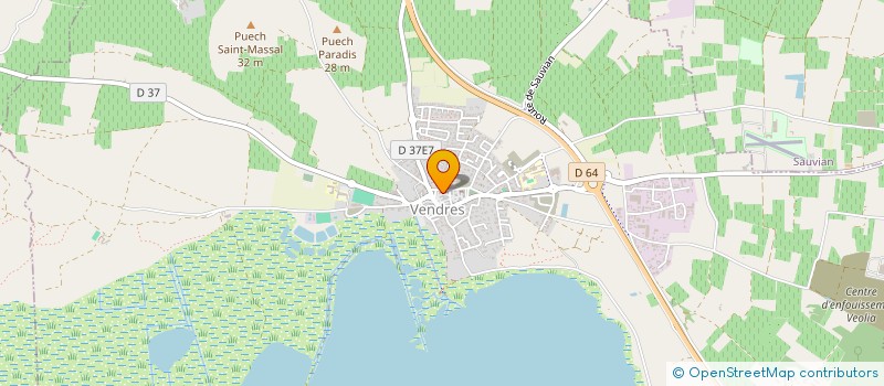 localisation de l'entreprise MADAME DANIELLE SOULET  VENDRES