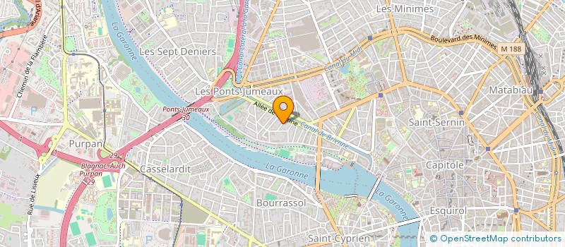 localisation de l'entreprise MADAME DANIELLE SOUTOUL à TOULOUSE