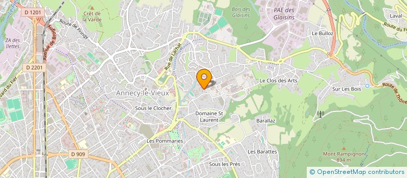 localisation de l'entreprise MADAME DANIELLE TARANTOLA à ANNECY