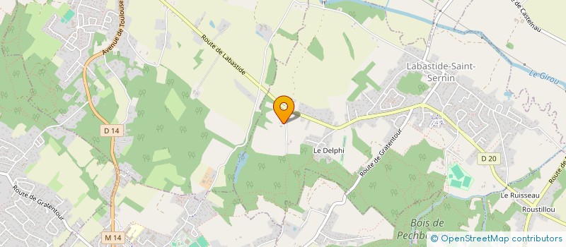 localisation de l'entreprise MADAME DANIELLE TARDY  LABASTIDE-SAINT-SERNIN