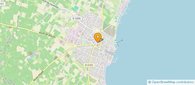 localisation de l'entreprise MADAME DANIELLE TARTIGLI à MARSEILLAN