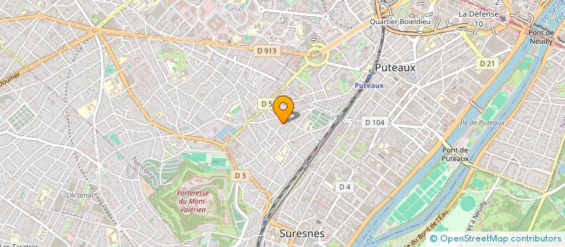 localisation de l'entreprise MADAME DANIELLE TEBOUL à SURESNES