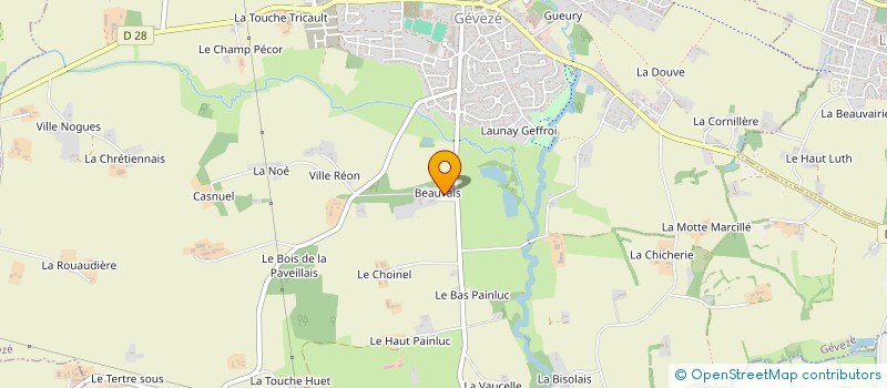 localisation de l'entreprise MADAME DANIELLE TEXIER à GEVEZE