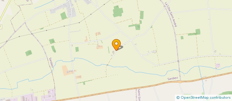 localisation de l'entreprise MADAME DANIELLE THOMAS  SARDIEU