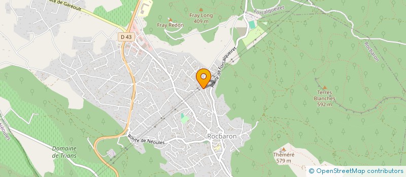 localisation de l'entreprise MADAME DANIELLE TOMI à ROCBARON