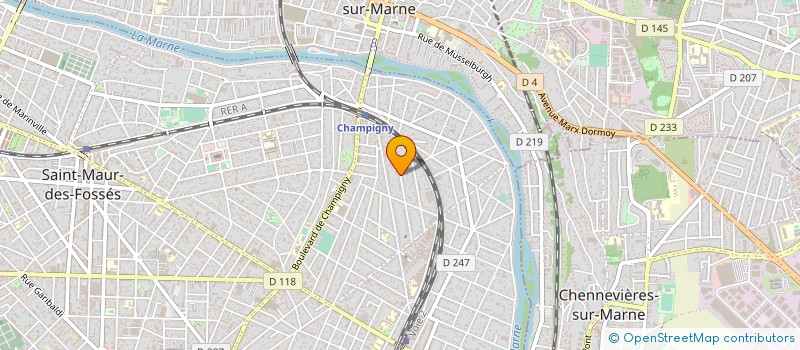 localisation de l'entreprise MADAME DANIELLE TOUBOUL  SAINT-MAUR-DES-FOSSES