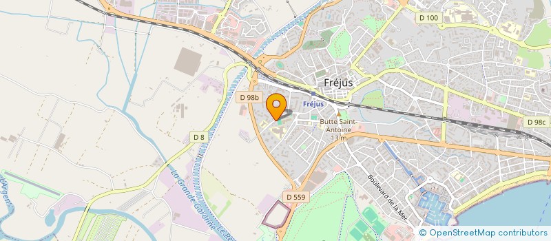 localisation de l'entreprise MADAME DANIELLE TREISSEDE à FREJUS