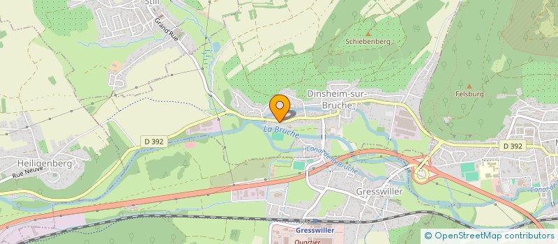 localisation de l'entreprise MADAME DANIELLE TURIN  DINSHEIM-SUR-BRUCHE