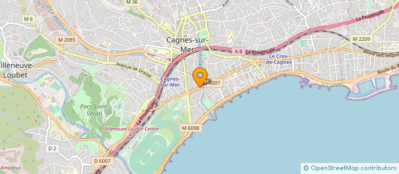 localisation de l'entreprise MADAME DANIELLE VALENTINI à CAGNES-SUR-MER